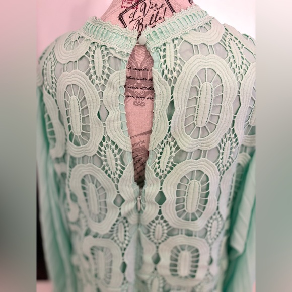 Bundle 2 for $30. Fashion to Figure Mint Green Dress. Size 3XLarge. Like New! - Picture 7 of 9